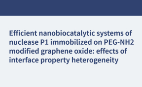 PEG-NH2修饰的氧化石墨烯上固定化核酸酶P1的高效纳米生物催化体系：界面性质异质性的影响